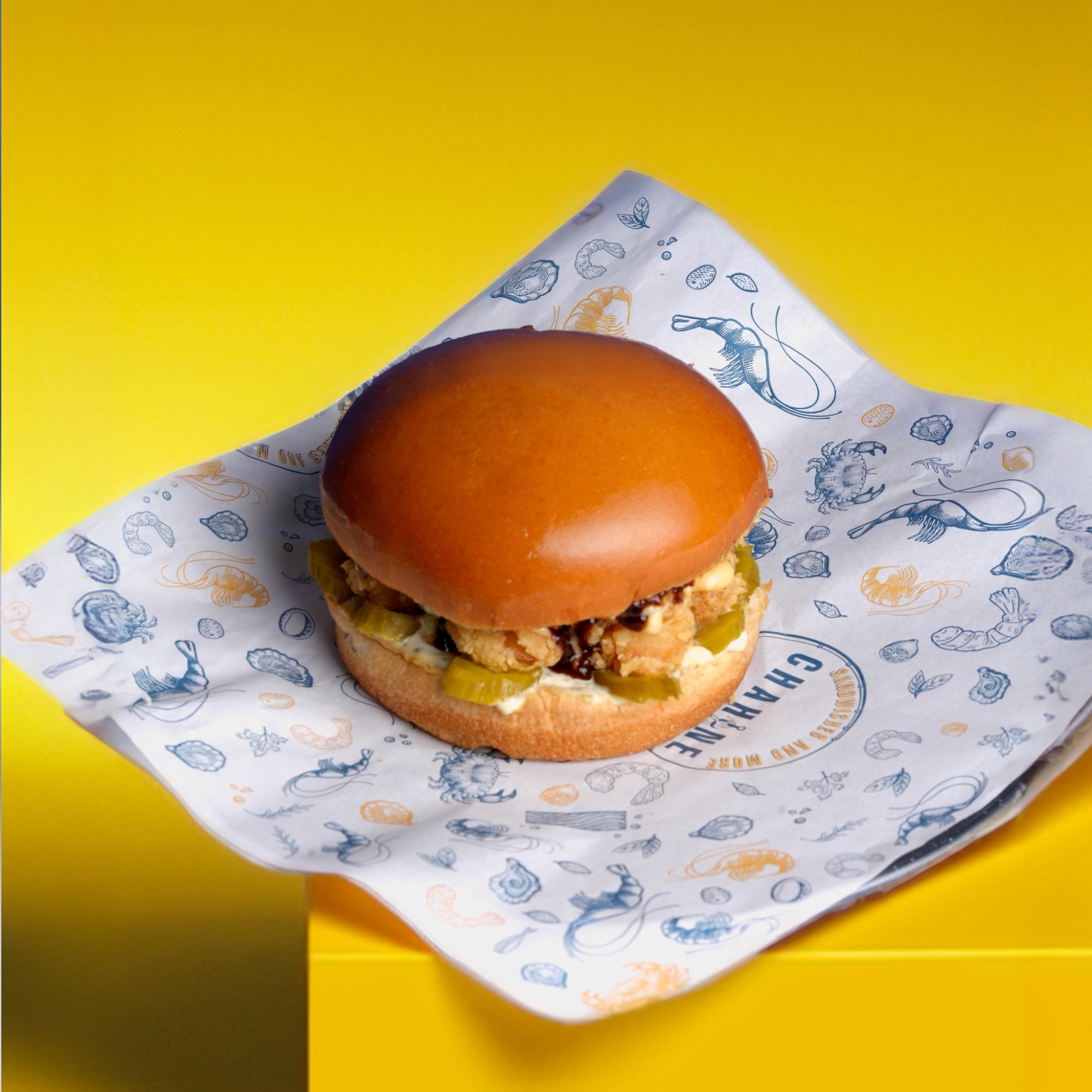 Chahine Seafood burger